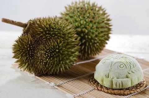 Mid Autumn Moon Cake Stock Photos