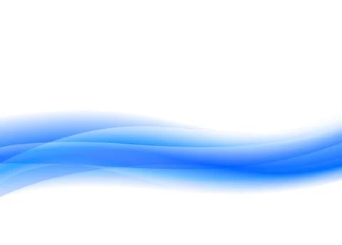Mid Blue Color Soft Flowing Background Stock Illustration