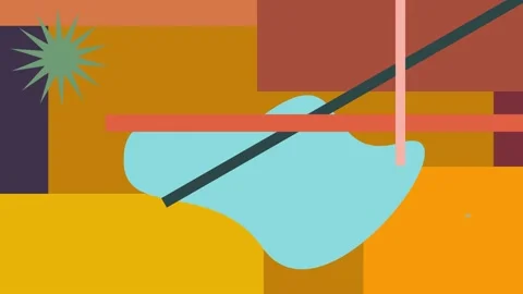 Mid Century Abstract Stock Footage 146628061