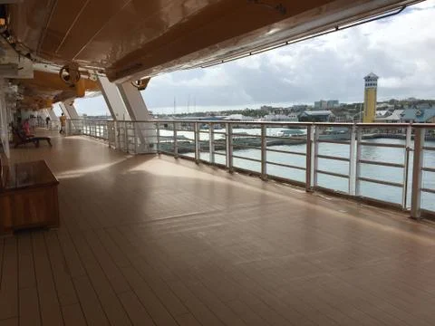 Mid Deck Cruise Ship left side JPG Stock Photos