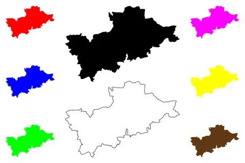 Mid Devon Non-metropolitan district (United Kingdom of Great Britain and Nort Illustrazione stock