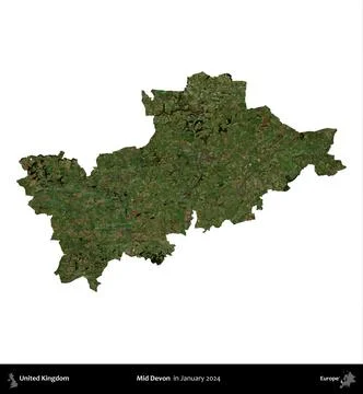 Mid Devon, United Kingdom, isolated on white. Sentinel. January 2024 스톡 일러스트