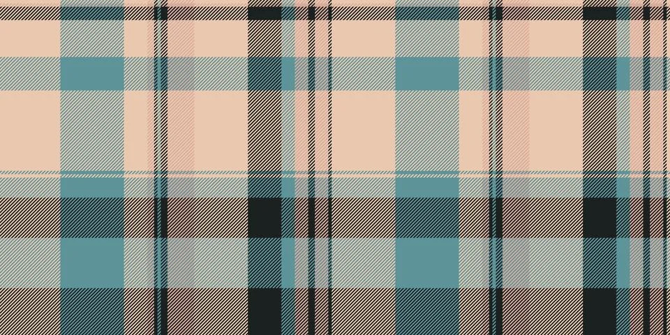 Mid fabric pattern tartan, hat seamless vector textile. Fall check plaid ba.. Stock Illustration