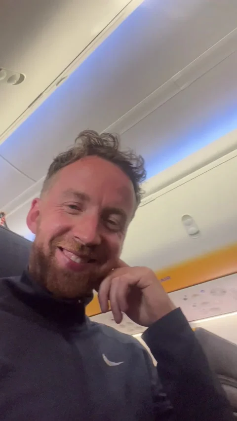 Mid-flight Bagpipe Performance Annoys Passenger, Spain - 09 Jul 2023 Stock Footage 250199565