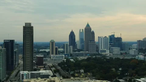 Atlanta Skyline Day Stock Footage ~ Royalty Free Stock Videos | Pond5