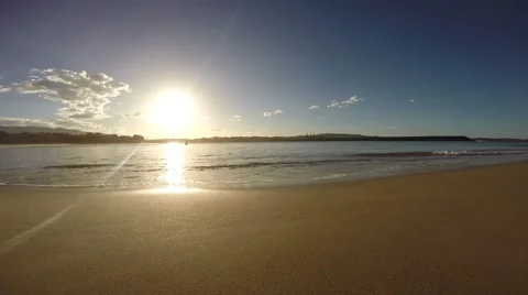 Mid-North Coast Beach Track Shot, New South Wales Australia Stock Footage 41944894