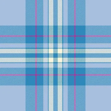 Mid pattern check texture, string textile vector background. Painting fabri.. Stock Illustration