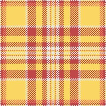 Mid plaid pattern seamless, softness tartan background texture. Full vector.. Stock Illustration