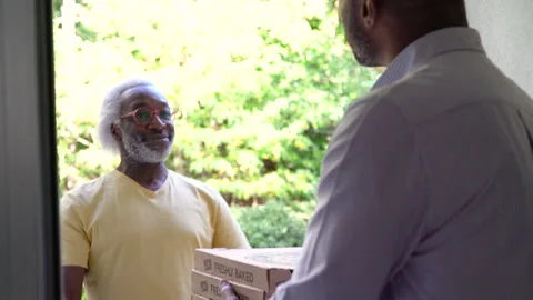Mid-shot side view of diverse group of coworkers chatting in company hallway Stock Footage 278037336
