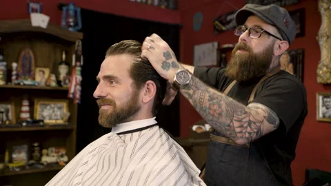 Mid-shot side view of unrecognizable woman's hands touching laptop's touchpad Stock Footage 277979263
