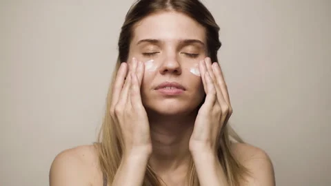 Mid-shot side view of unrecognizable person's hands touching and tapping on Stock Footage 277986310