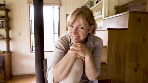 Mid-shot side view of unrecognizable person's hands touching and tapping on Stock Footage 277989553