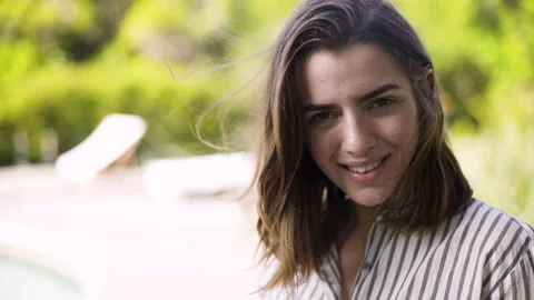 Mid-shot side view of unrecognizable person's hands touching and tapping on Stock Footage 277997028