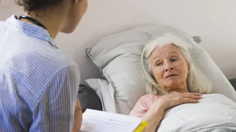 Mid-shot side view of unrecognizable person's hands holding cell phone and Video stock 278013355