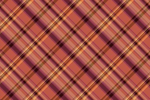Mid textile vector seamless, luxury plaid background pattern. Rough tartan .. Stock Illustration