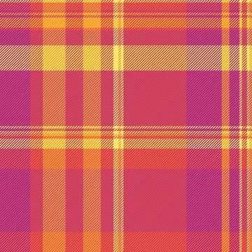 Mid texture check plaid, pajamas tartan textile pattern. Small background f.. Stock Illustration
