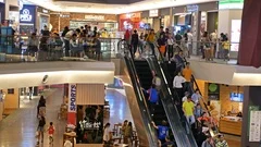 Mid Valley Megamall is a shopping mall l, Stock Video