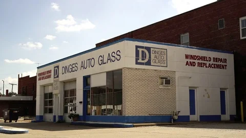 Mid West Auto Shop Stock Footage 85106037