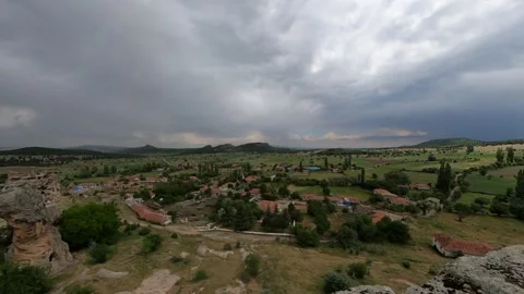 Midas view point. Midas City. Phrygian Valley Vídeo Stock 306554574