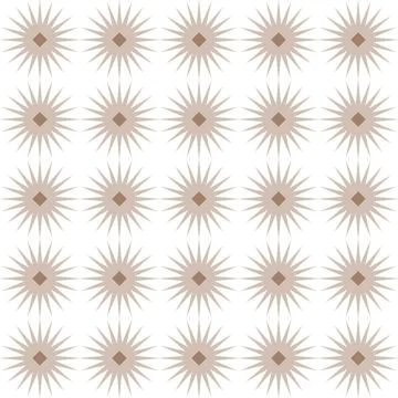 Midcentury stars festive seamless pattern.  Stockillustratie