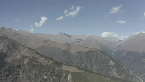 Midday china ridge flight Stock Footage 256801335