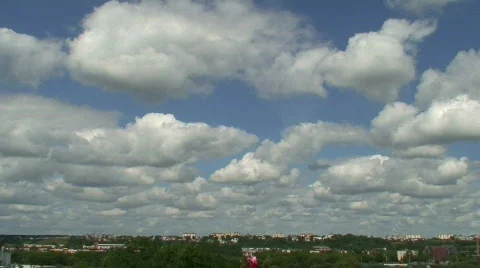 Midday clouds time-lapse 10 Stock Footage 81731