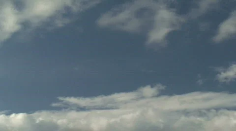 Midday clouds time-lapse 12 Stock Footage 81249