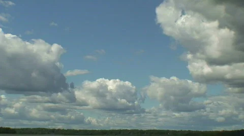 Midday clouds time-lapse 15 Stock Footage 89565