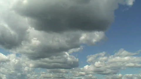 Midday clouds time-lapse 3 Stock Footage 81637