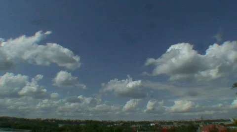 Midday clouds time-lapse 9 Stock Footage 81729