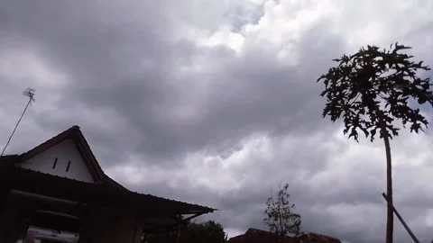 Midday cloudy sky Stock Footage 218569053