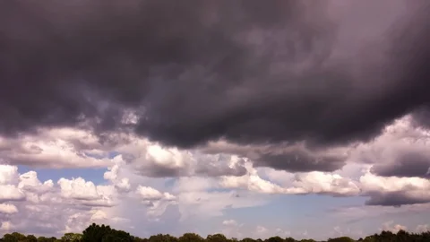 Midday Storm Time Lapse (1080p 25fps) Stock Footage 97361949
