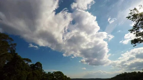 Midday Time Lapse on a Very Windy Day  Stock Footage 64647815