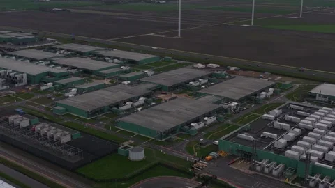 Middenmeer Data Center High Performance Computing Stock Footage 325320804