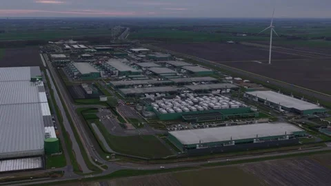 Middenmeer Data Center High Performance Computing Stock Footage 325320898