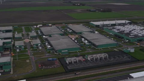 Middenmeer Data Center High Performance Computing Stock Footage 328585716