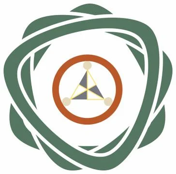 Middle Age Islamic Sign with multiple rotated layers Stock-Illustration