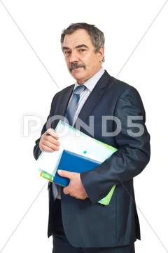 Middle aged business man Stock Photos
