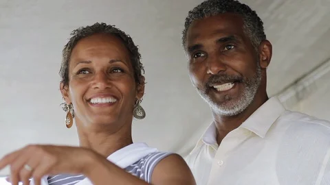 Middle-aged couple dancing. Stock Footage 88370230