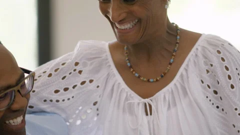 Middle-aged couple hugging. 스톡 동영상 88367897