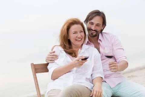 Middle-aged couple Stock Photos