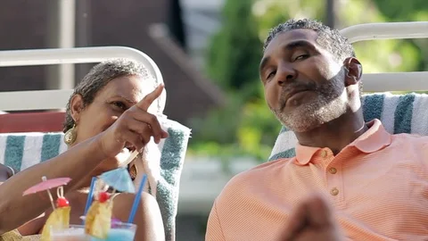 Middle-aged couple relaxing. Stock-Footage 88368150
