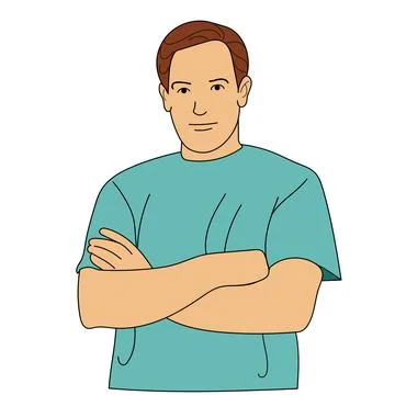 Middle Aged Man Stock Illustration