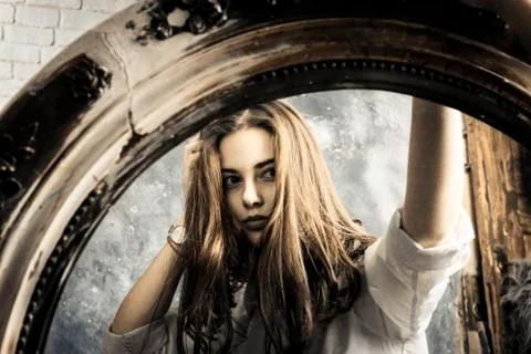 Middle aged solid man dressed in suit studio portrait Stock Photos