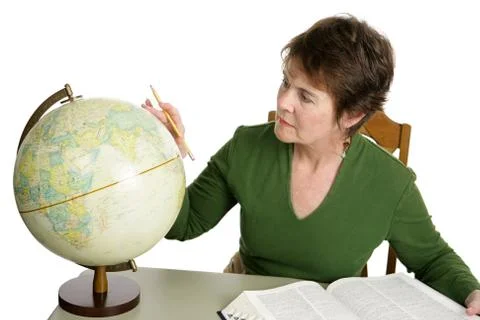 Middle Aged Student Foto stock