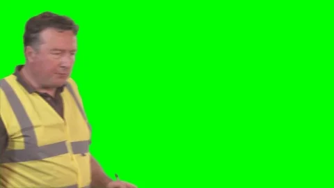 A Middle Aged Workman, Inspecting with a Clipboard and pen Stock Footage 74226877