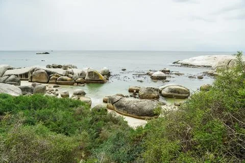 Middle Beach Stock Photos