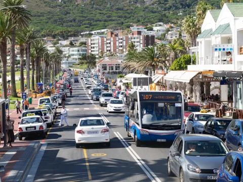 In the middle of Cape Town Stock Photos