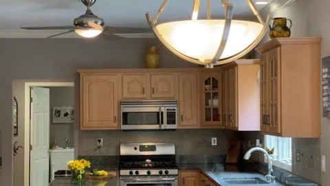 Middle Class Modest Home Interior Stock Footage 263849736