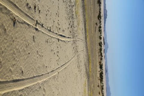 In the middle of the desert Stock-Fotos